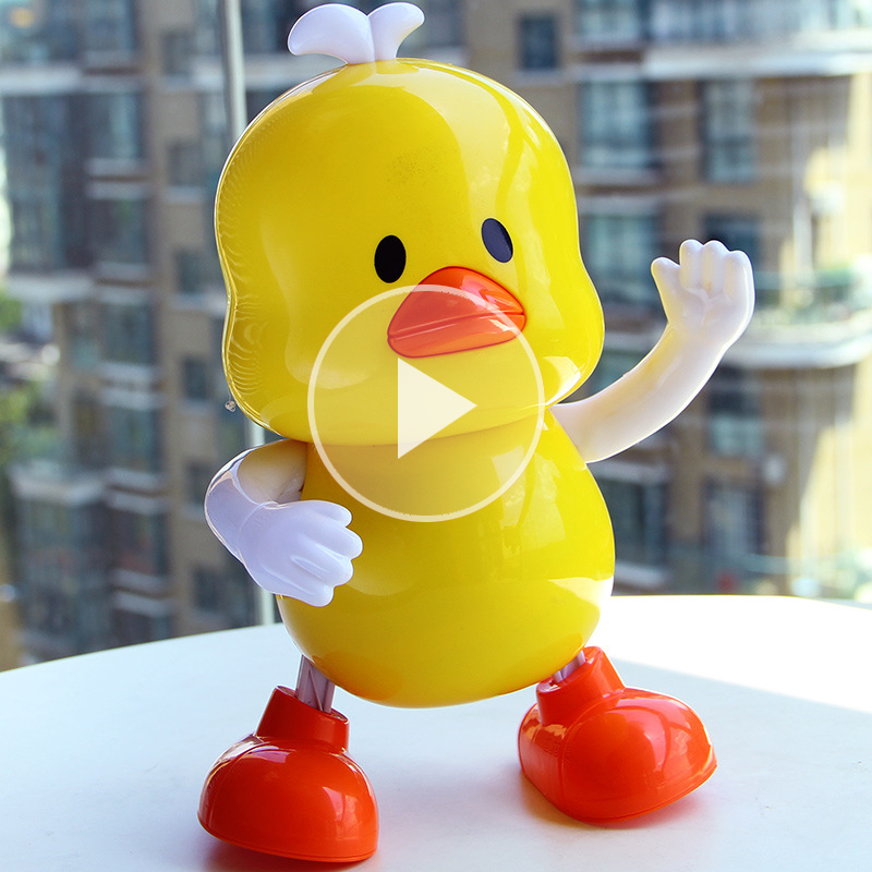 电动唱歌跳舞小黄鸭婴儿玩具宝宝儿童男女孩抖音会动有声01-2-3岁