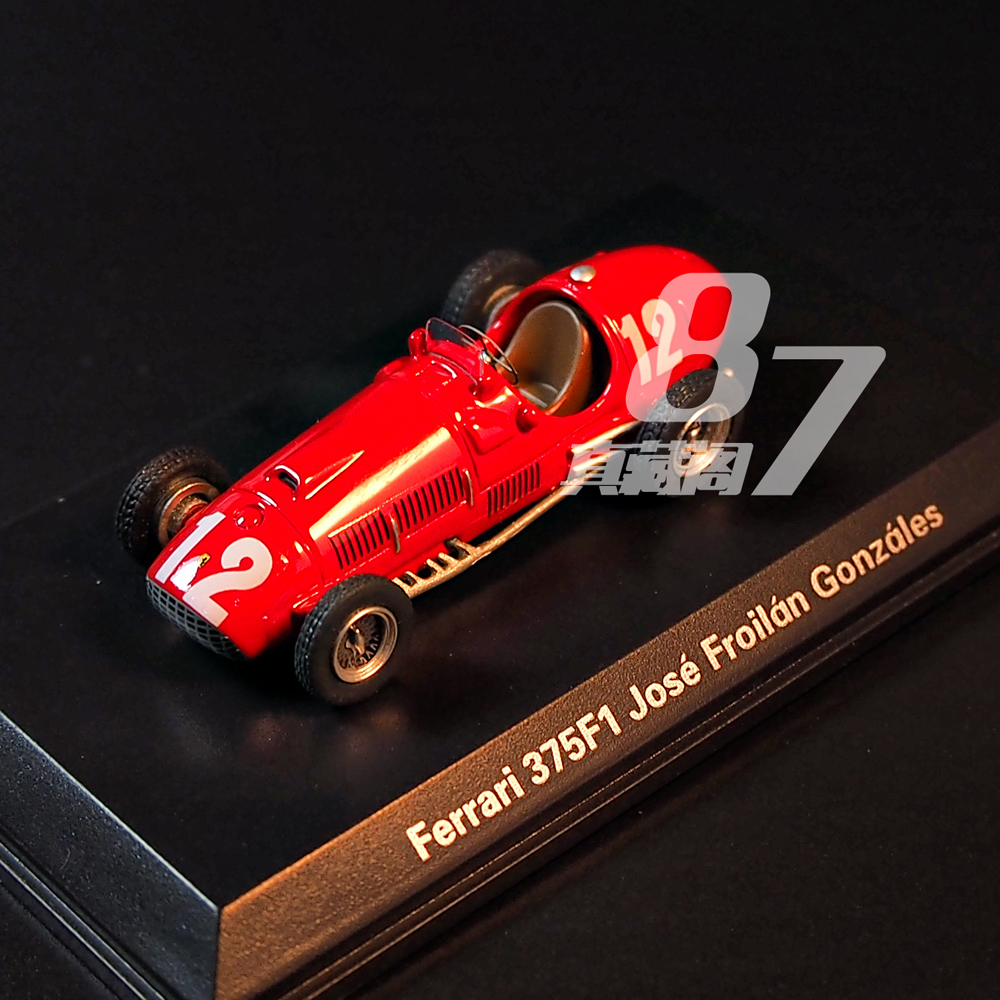 1/87 bos #12号 ferrari 375 f1 法拉利一级方程式赛车 1951 树脂