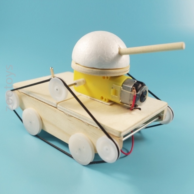 小发明小制作科技自制大学生小学生diy木质装玩具车小车拼图