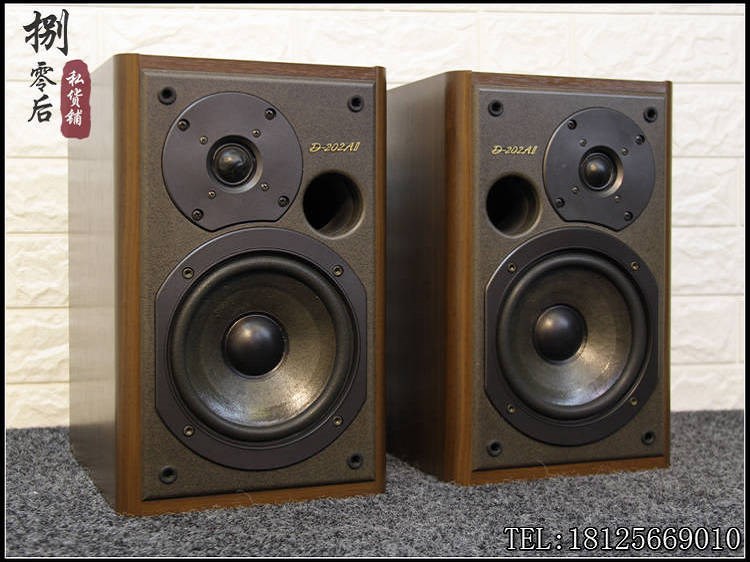 二手日本进口onkyo/安桥 d-202aii 发烧书架箱 hifi音箱