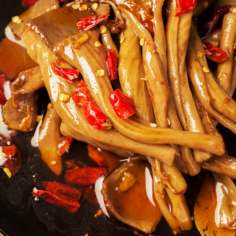 香辣鸭脆肠100g麻辣零食即食鸭肚鸭郡把鸭肠头四川特色开袋即食