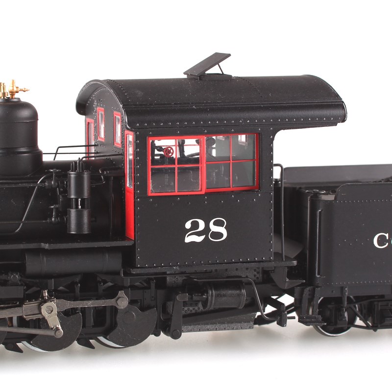 百万城美国系列on30仿真鲍德温2-8-0蒸汽机车火车模型