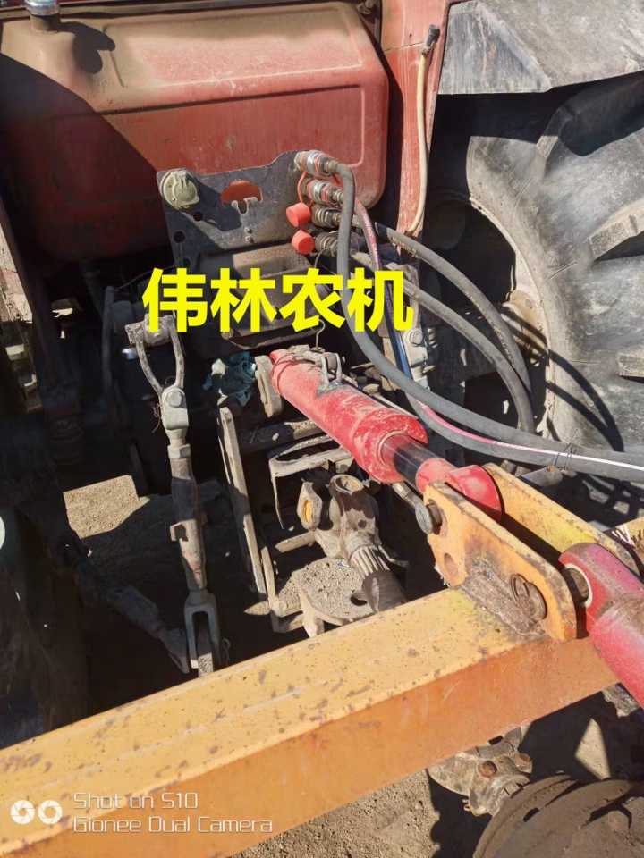 东方红福田后悬挂液压中央拉杆改装液压油缸拖拉机双向油缸拉杆