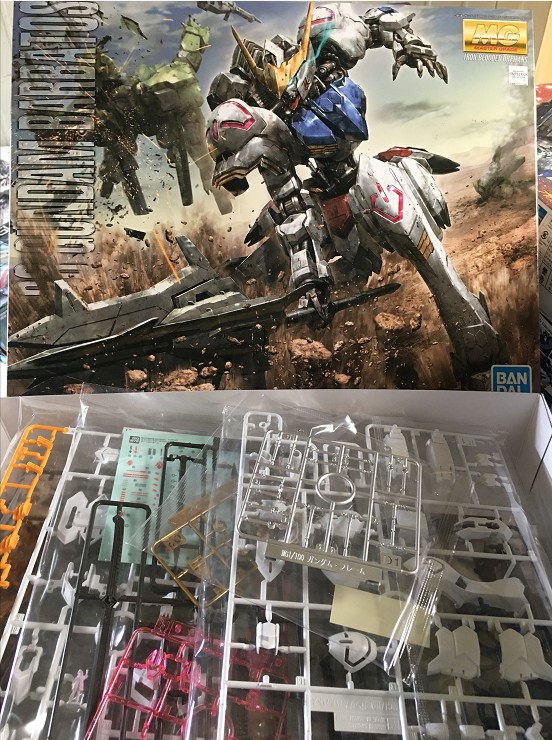 万代 mg 1/100 铁血 ibo 巴巴托斯 高达 第四形态零件 配件