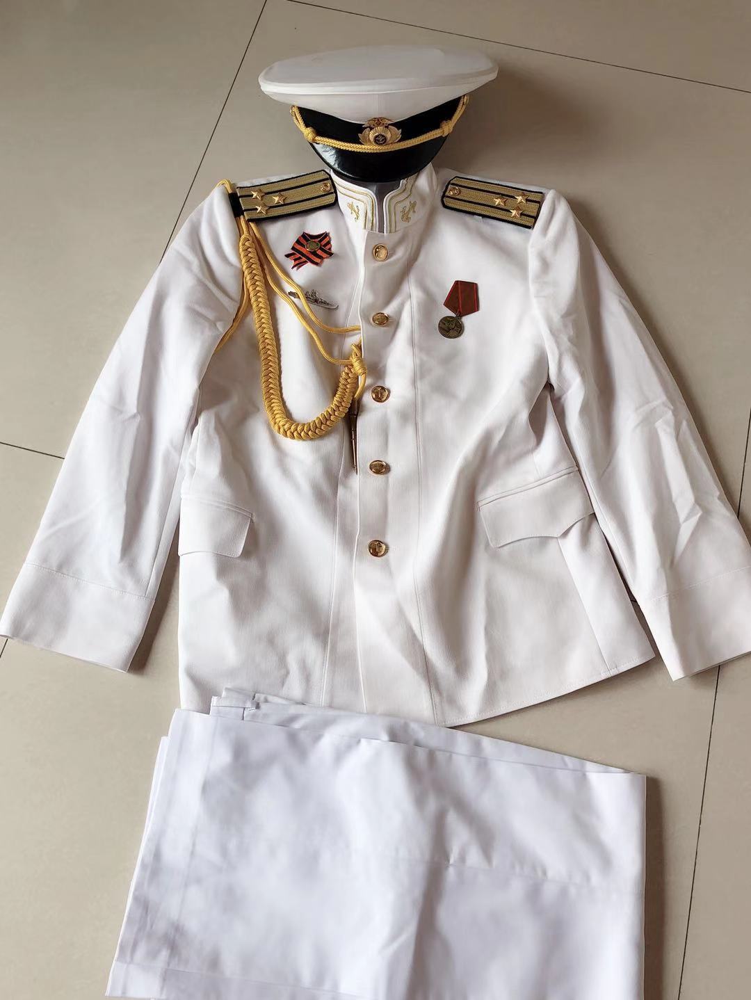 17俄罗斯海军上校立领礼服