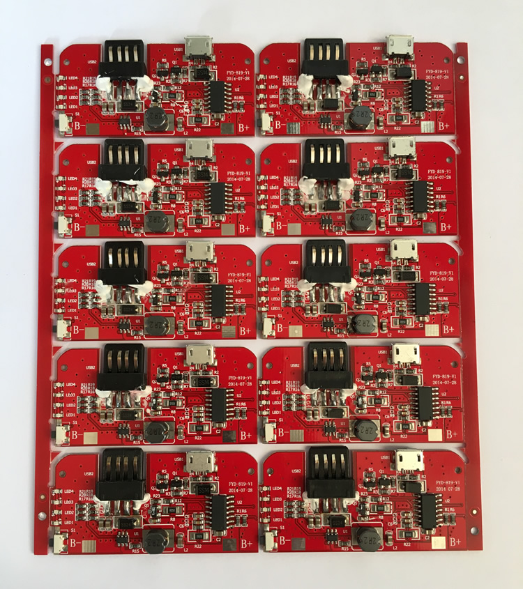 清仓10片价 usb充电宝电路板移动 锂电池3.7v升5v稳压电源diy改装