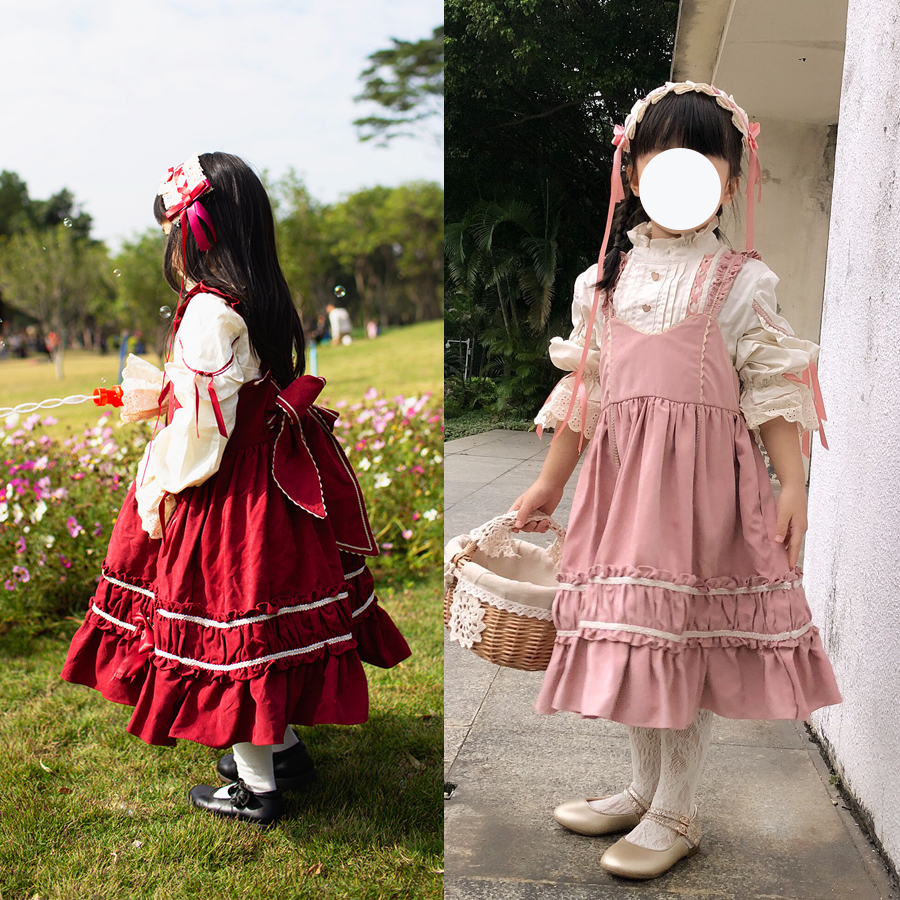 童装lolita儿童学生表演活动走秀洛丽塔连衣裙全套公主裙