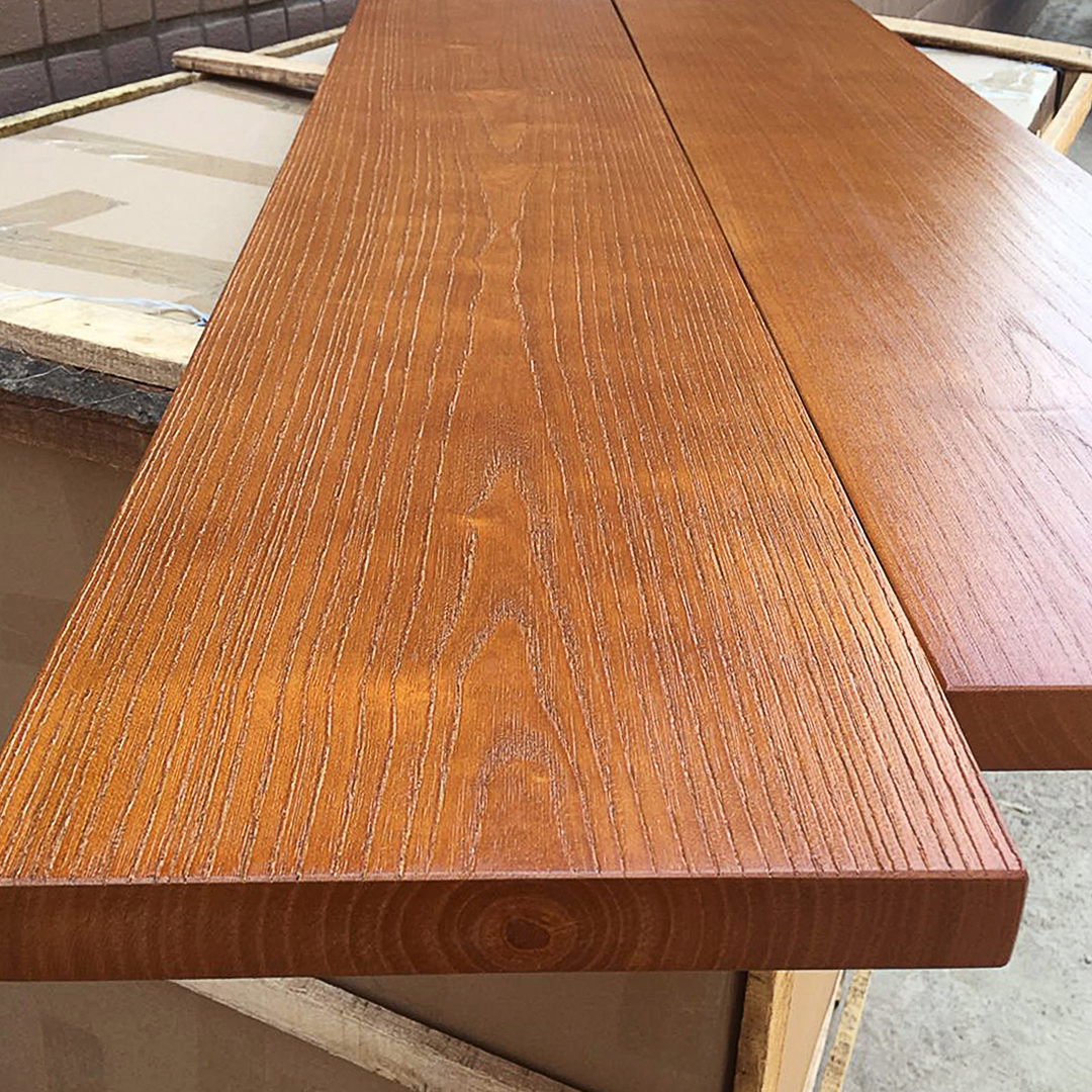 实木板定制松木老榆木原木一字隔板置物架吧台板桌面板窗台板定做