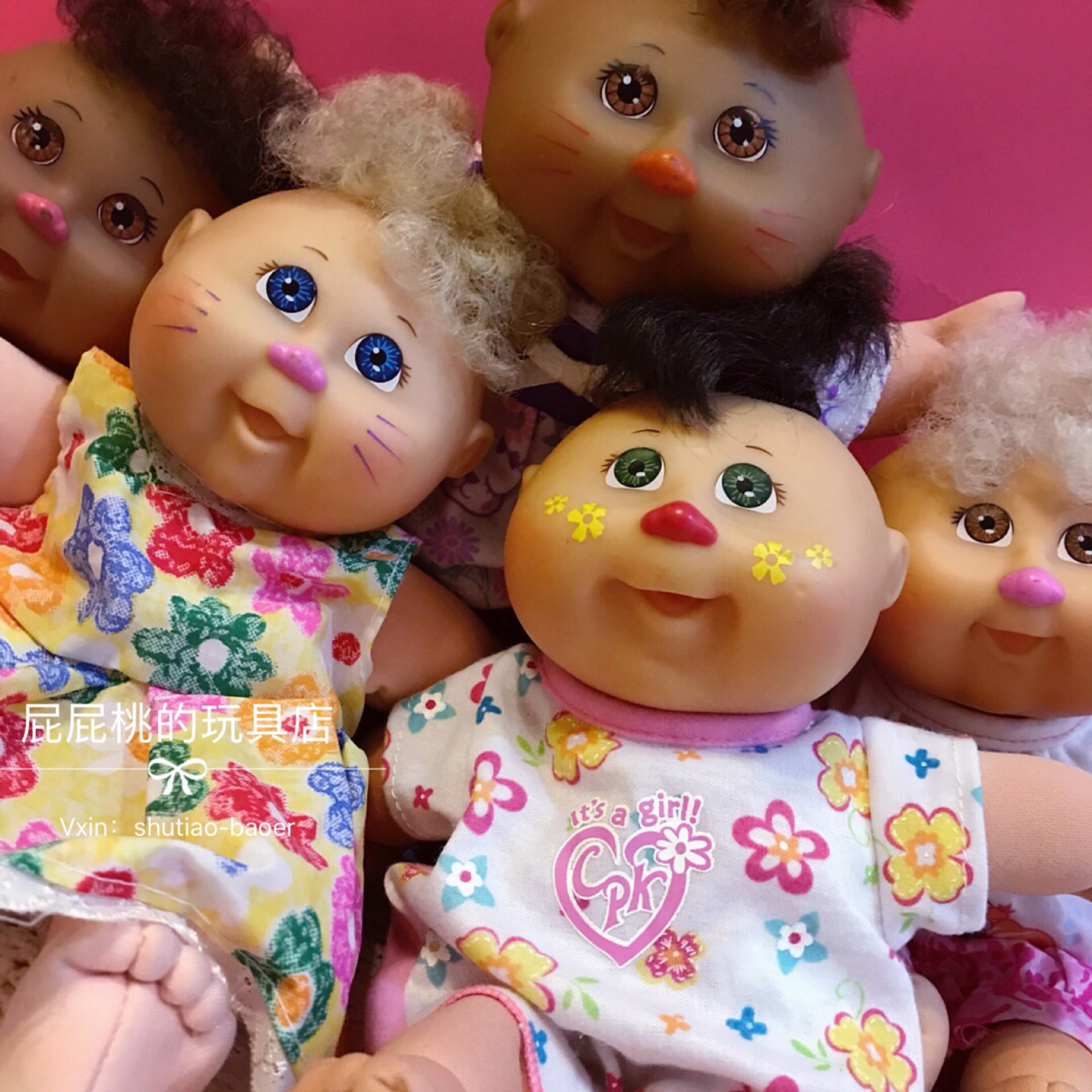 正版椰菜娃娃cabbage patch kids纪念版娃娃物古董娃娃