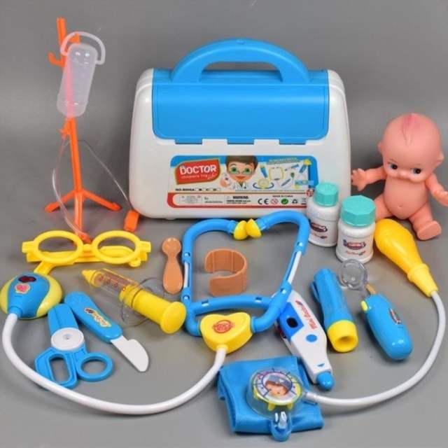孩子女听诊医生小女玩听诊器扮奇趣女孩针筒小孩打针玩具儿童套装
