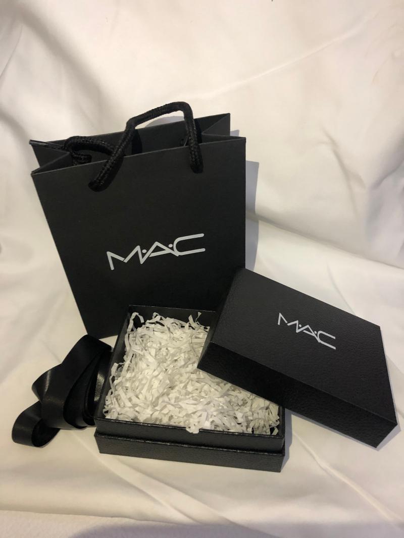 新款mac/魅可纸袋口红礼品袋子包装盒唇膏手提购物袋礼品盒子拎袋