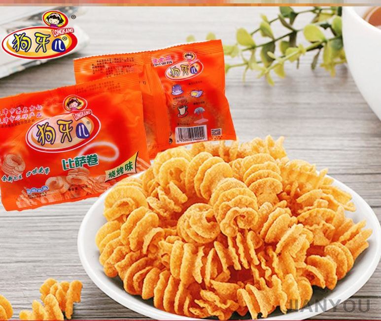 狗牙儿 零食狗芽儿锅巴狗牙儿80.90后怀旧零食玉米酥脆小零食休闲
