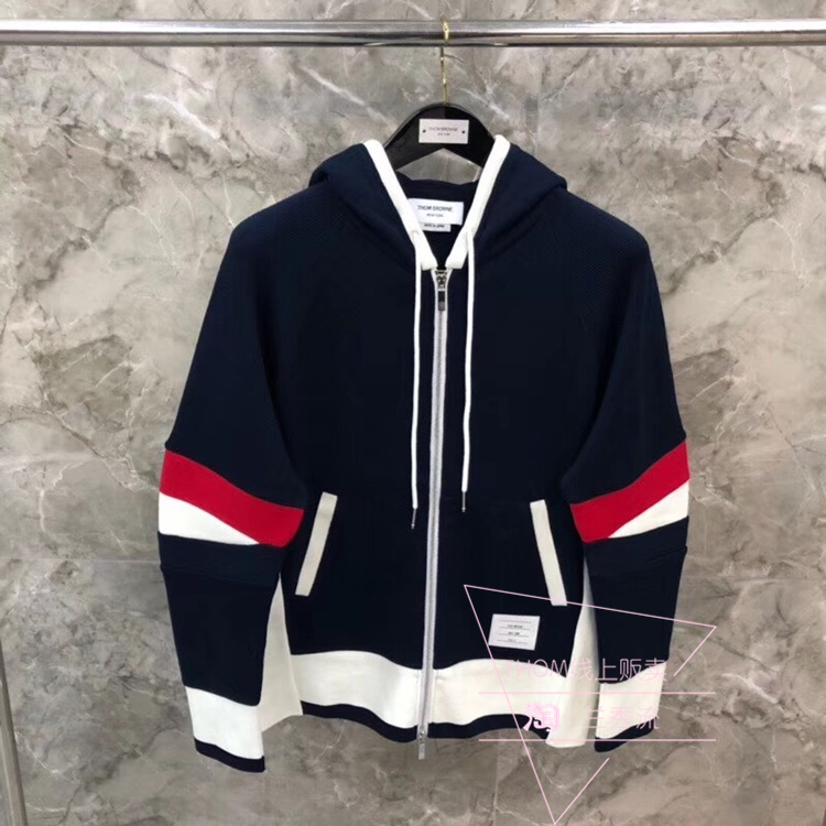 Hengteng Mans Classic with Hood Sack Devil Head Zipper Hoodie