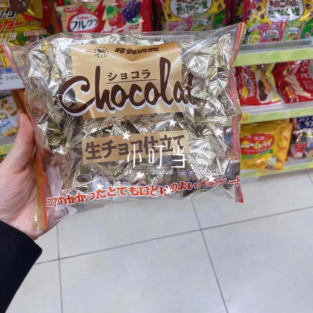 现货日本chocolat高岗生巧克力高冈生巧焦糖原味192g网红零食