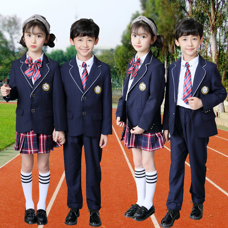 初中小学生小西装校服韩版幼儿园服班服校园服儿童表演服西服套装