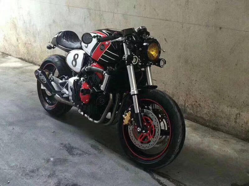 咖啡改装 复古摩托车改装 xjr400 cb400 街车改装 四缸复古 酒吧