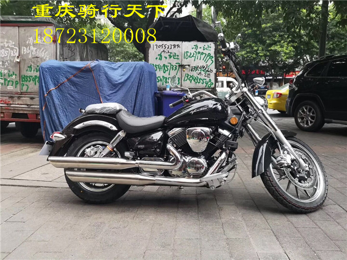 力帆摩托v16国四电喷风冷250双缸v缸abs版美式巡航太子车