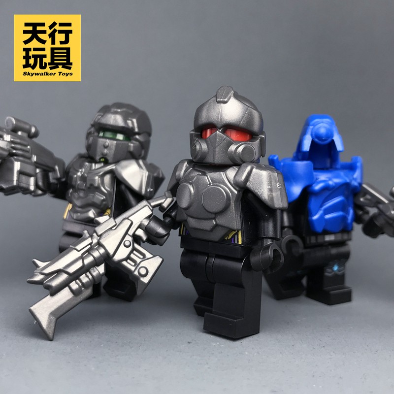 brickwarriors,warriorsorochi brickwarriors 兼容第三方人仔武器 步枪 军事 科幻 生化 moc