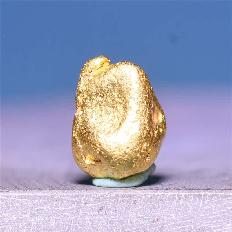 【宝物猎人自然金】狗头金天然金天然黄金晶体原石把玩收藏1.38克