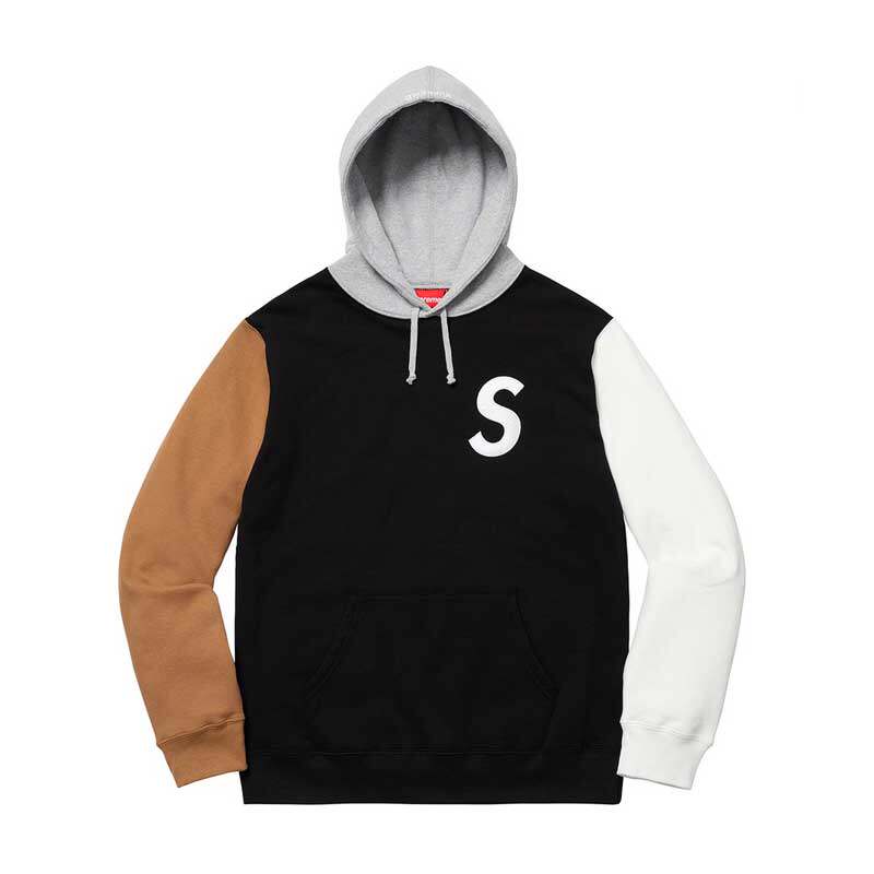 supreme colorblock hoodie