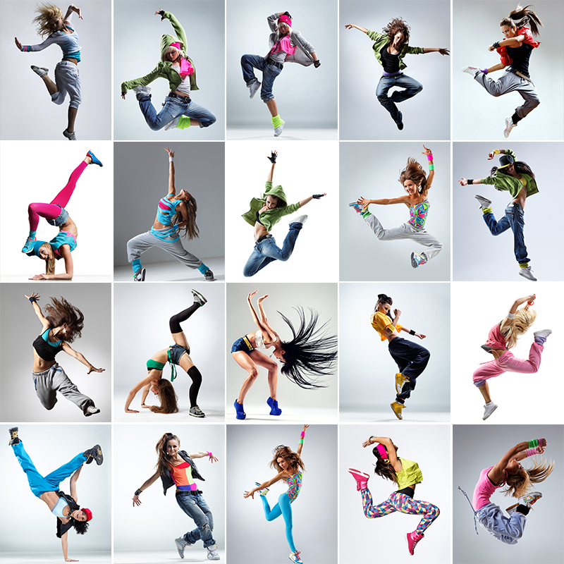 rw-07高清美女性健身运动热舞跳跃动感街舞动态人物jpg图片素材
