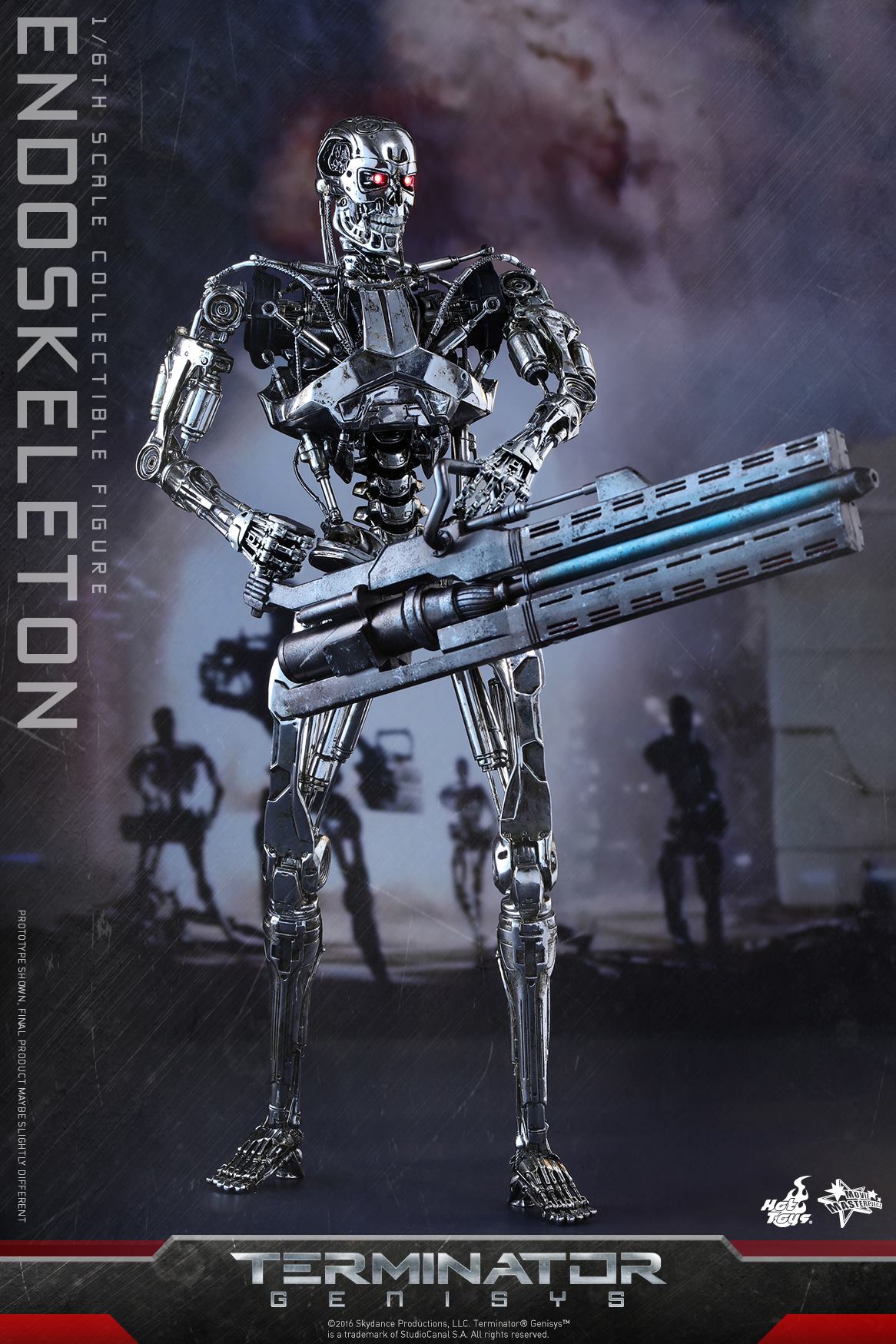 全新现货# hottoys ht mms352 创世纪 终结者 t800 骨架