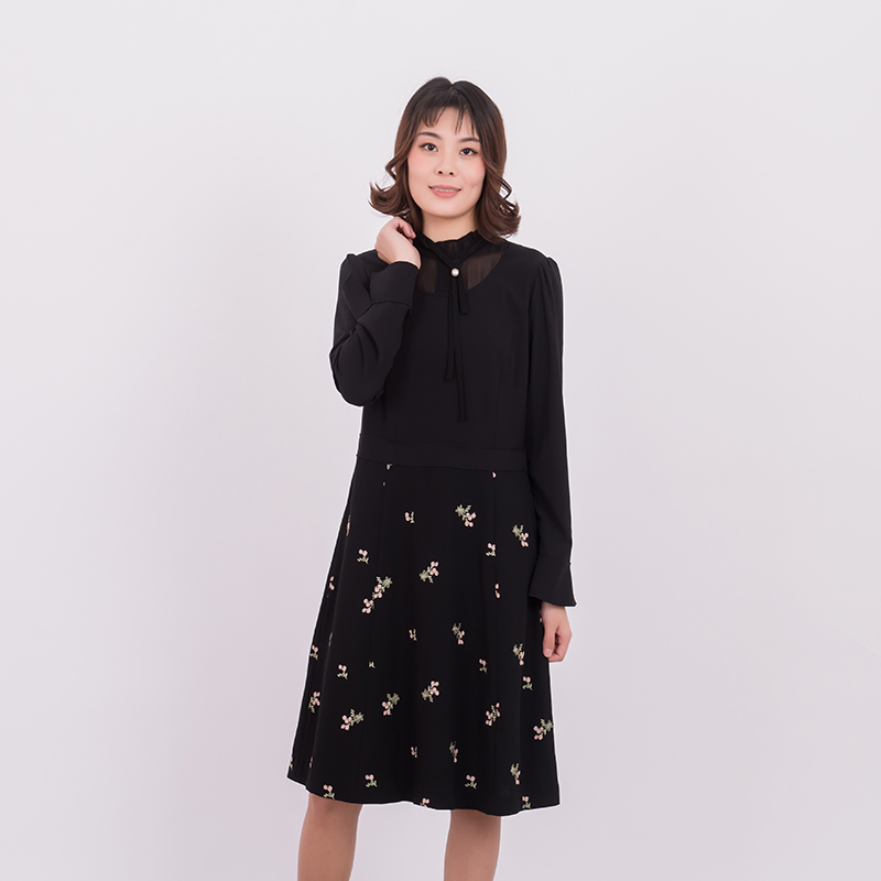 红人专柜正品秋季女装hd330l092连衣裙商场同款hd33ol092