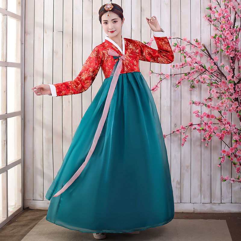 韩服女士韩国传统服饰结婚朝鲜大长今民族表演舞台舞蹈演出古装套