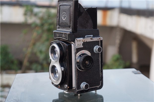 老式牡丹牌照相机120胶卷双反相机怀旧室内装饰收藏摆设摄影道具