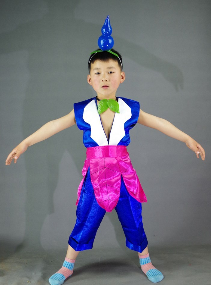 葫芦娃cos服六一儿童演出男女童表演服装舞蹈衣服儿童成人