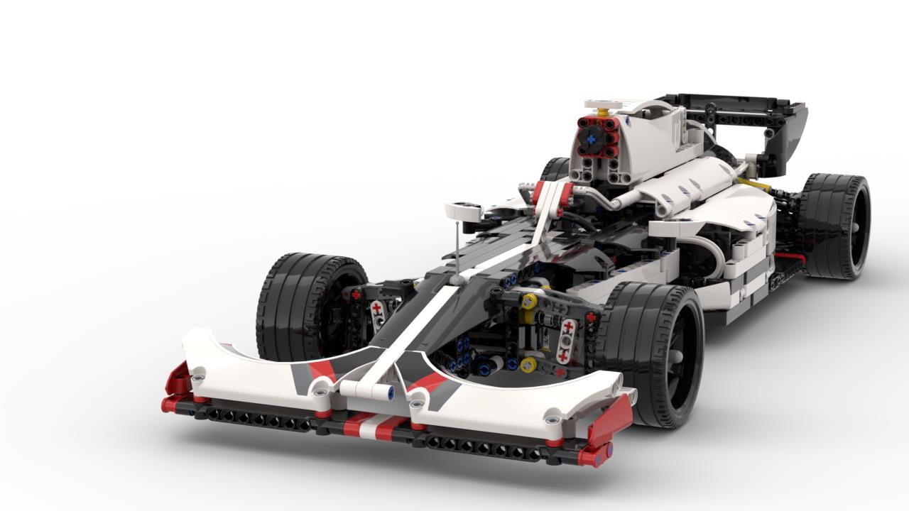 乐高科技图纸 moc-31079 42096套内 f1赛车 pdf格式搭建图纸