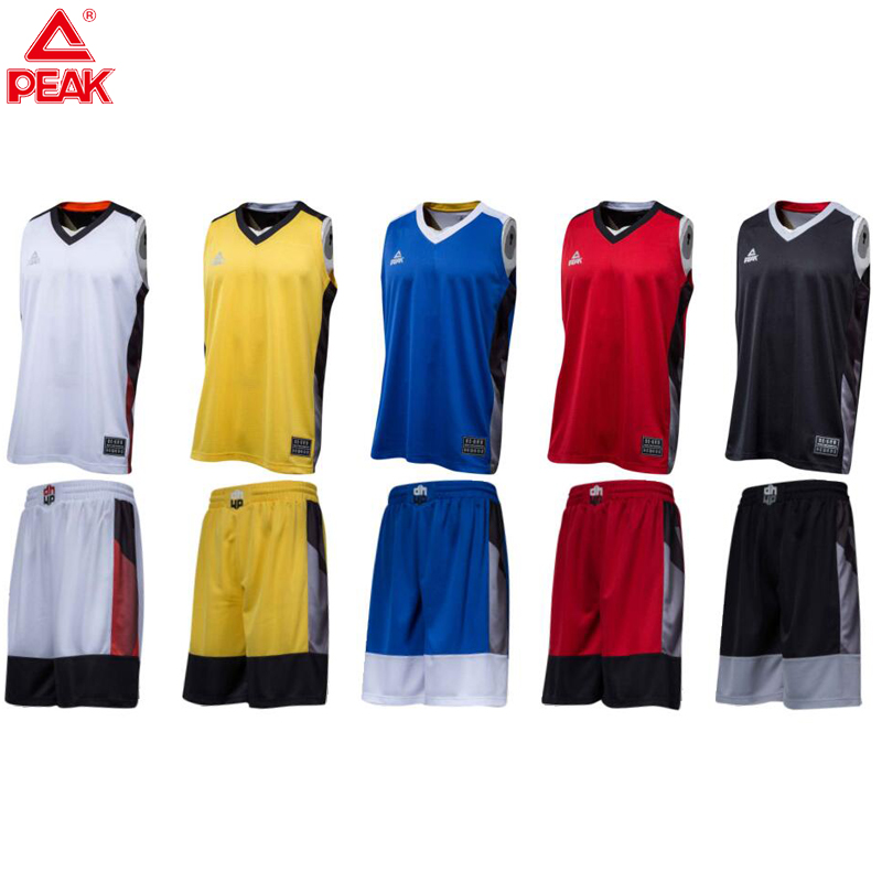 匹克/peak 篮球服篮球比赛短套装男款无袖背心短裤运动服 f781001