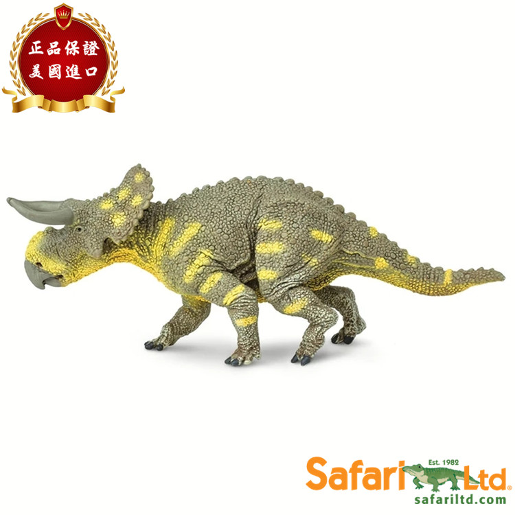 safari 美国正品 大鼻角龙 厚鼻角龙 远古恐龙模型玩具 303829