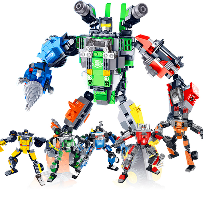 积变战士兼容乐高恐龙拼装玩具7机器人8益智6-10岁男生版